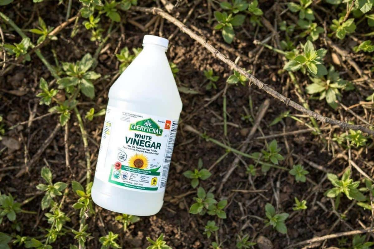 Vinaigre blanc désherbant interdit : ce que dit la loi