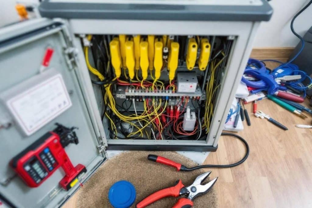 Piquage électrique avant compteur